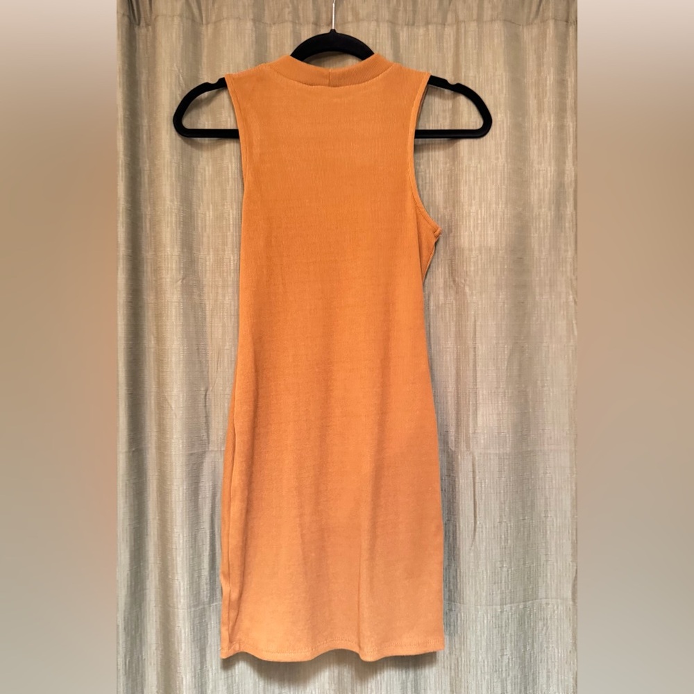 Sleeveless Tan Dress
